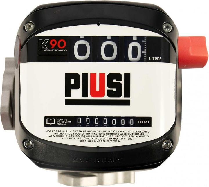 Produktbild Zuwa-Zumpe Zuwa - Zählwerk mechanisch K90 für Diesel/Heizöl max. Durchfluss 20-90 l/min, Version SO