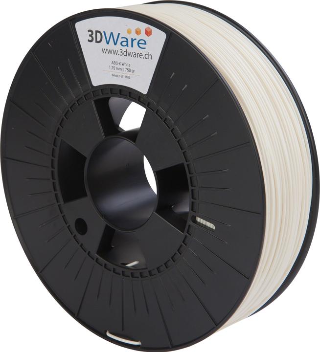 Dutch Filaments Filament (ABS-X, 1.75 mm, 750 g, Weiss)