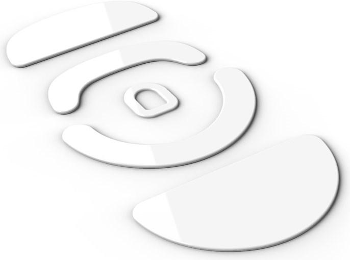 Actual product image Endgame Gear XM2 Mouse Skates, 99.5 PTFE, white - Single Set