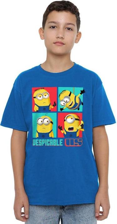 Immagine prodotto Despicable Me Minions Maglietta Quadrato Bambini (128)