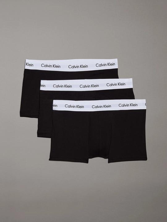 Produktbild Calvin Klein Low Rise Trunk "Cotton Stretch" weiss (M, 3er Pack)