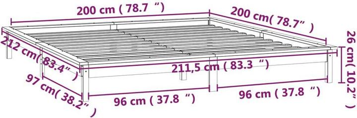Produktbild VidaXL Rog (200 x 200 cm)