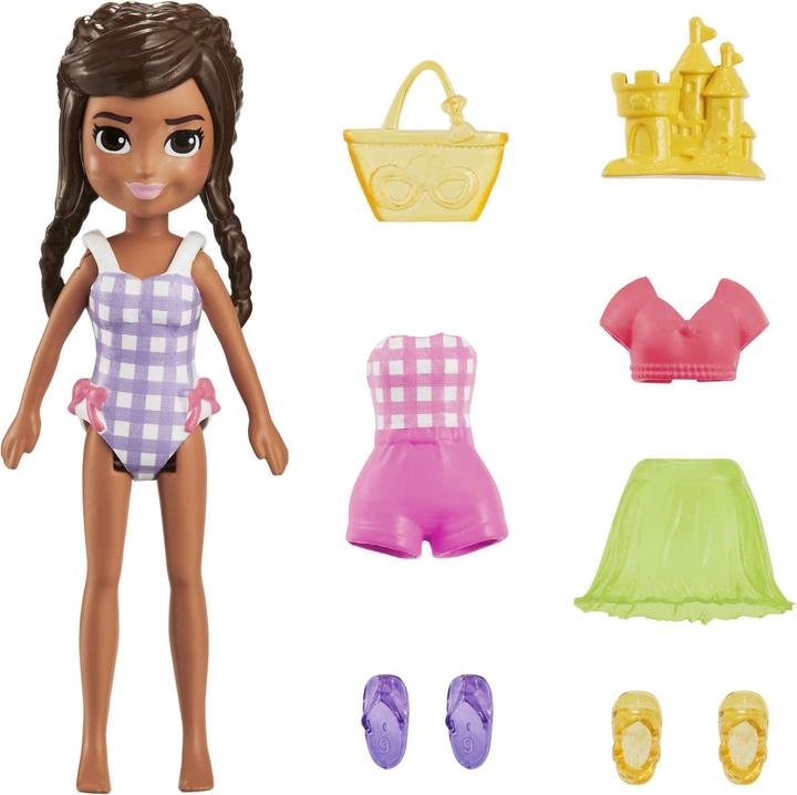Actual product image Mattel Polly Pocket Beach Fashion Mini Pack for 4+ Years HKV86