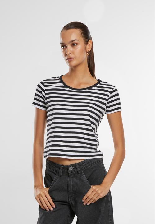Image du produit Urban Classics Tee short à rayures pour femmes - 142651 (4XL)