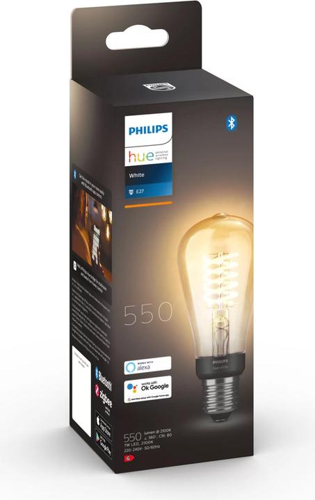 Actual product image Philips Hue White BT (E27, 7 W, 550 lm, 1 x, G)
