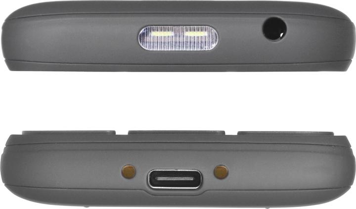 Produktbild Panasonic KX-TU160 Easy Use Mobile Phone Pilkas, 2.4 ", TFT-LCD, 240 x 320, USB version USB-C, Built-in camera (2.40", 0.30 Mpx, 4G)
