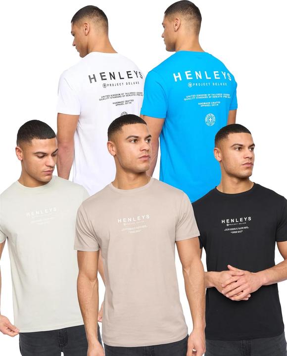 Henleys Henstack TShirt (5erPack)