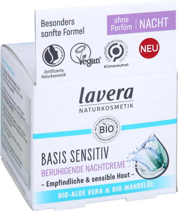 Image du produit Lavera Basis Sensitive (Crème, 50 ml, Nuit)