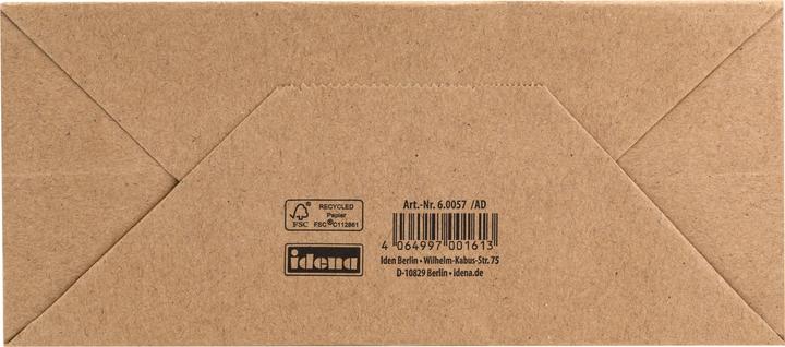 Actual product image Idena 60057 - Paper bags, 20 pieces, 18 x 8 x 21 cm, gift bags, kraft paper bags, craft bags z (Gift bag, 20 x)