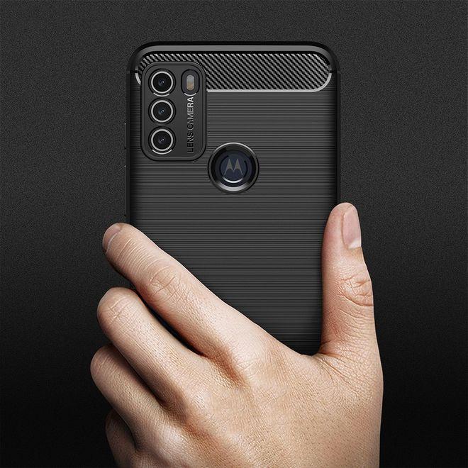 Actual product image MU Style Carbon Fiber TPU Softcase Series (Motorola Moto G50)