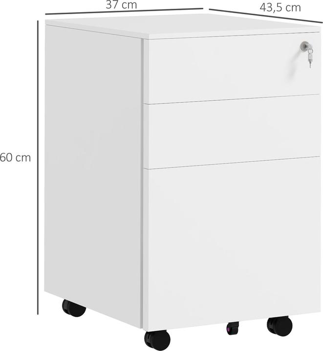 Actual product image Vinsetto Roll container (43.5 x 37 x 60 cm)