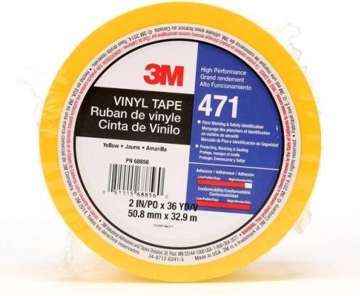 Produktbild 3M Vinyl tape 471 50mmx33m yellow (50 mm)