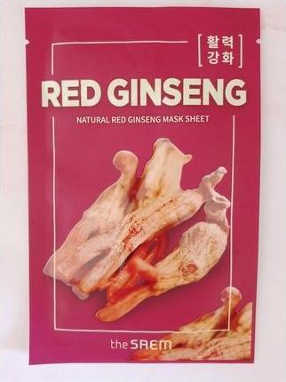 Actual product image The Saem Natural Mask Sheet Red Ginseng (21 ml)