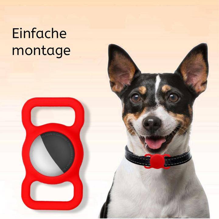 Produktbild Ueli Express Silikon Hunde und Katzen Halsband Halterung für Apple AirTag Schwarz