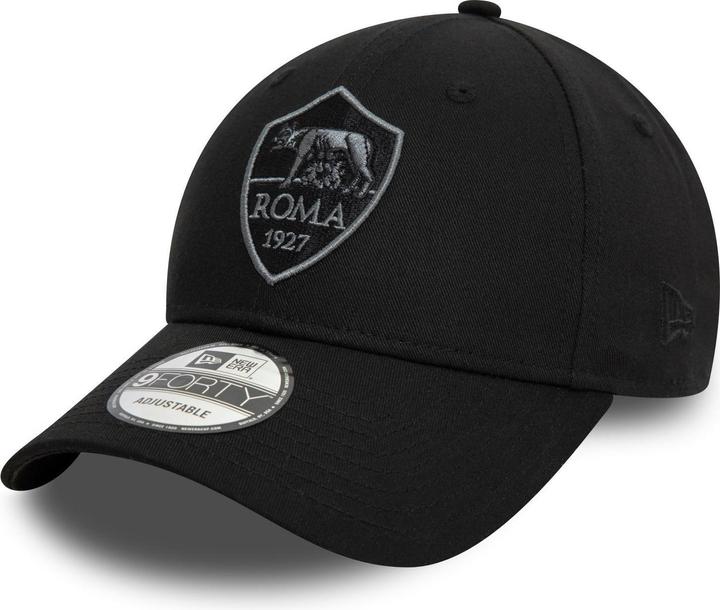 Produktbild New Era 9Forty Strapback Cap - TONAL AS Roma schwarz