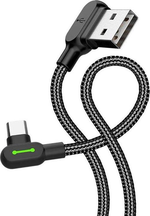 Actual product image Mcdodo USB to USB-C cable CA-5280 LED, 3m (black) (3 m, 10 W)