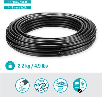 Produktbild Gardena Verlegerohr 1/2" x 50m (Tropfschlauch + Tropfrohr)