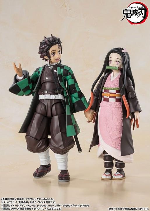 Actual product image Tamashii Nation Demon Slayer: Kimetsu no Yaiba S.H. Figuarts Actionfigur Tanjiro Kamado 14 cm