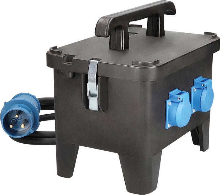 Actual product image As - Schwabe Mobile solid rubber site power distributor (4 x, CEE 7/3)