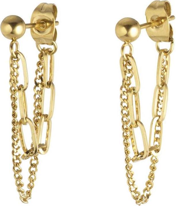 Bijouteria Ohrringe (Chirurgenstahl 316L, PVD Beschichtung (goldfarbig))