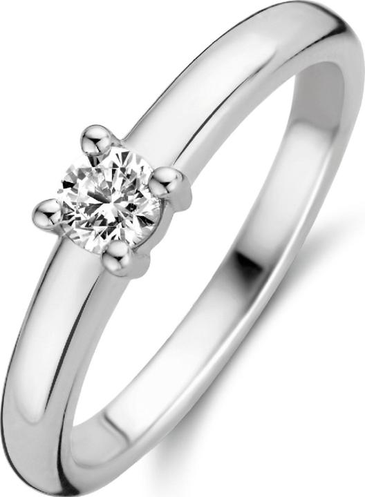 Ti Sento Milano Ring mit Zirkonia 12212ZI (56, 925 Silber)