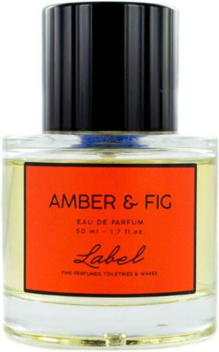 Actual product image Label Amber & Fig EdP Eau de Parfum 50ml (Eau de parfum, 50 ml)