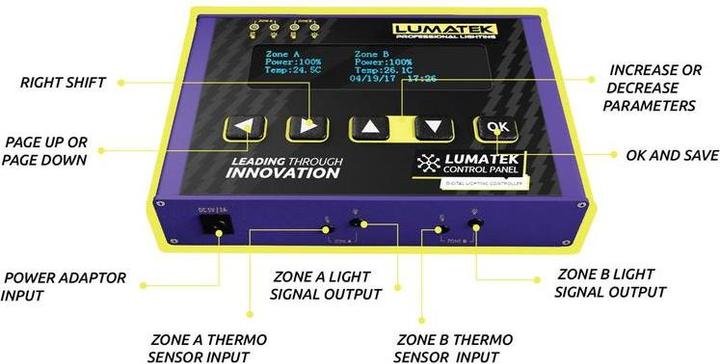 Immagine prodotto Lumatek Pannello di controllo (5 V)