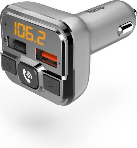 Hama FM-Transmitter mit Bluetooth- und Freisprechfunktion