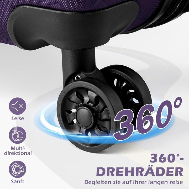 Actual product image Coolife Hartschalenkoffer mit TSA-Schloss (93 l, L (90 - 115l))