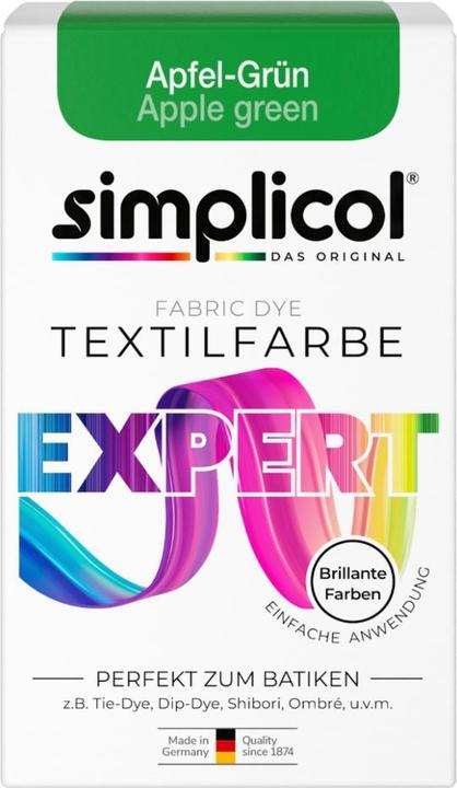 Produktbild Simplicol Textilfarbe expert (Apfelgrün, 150 ml)