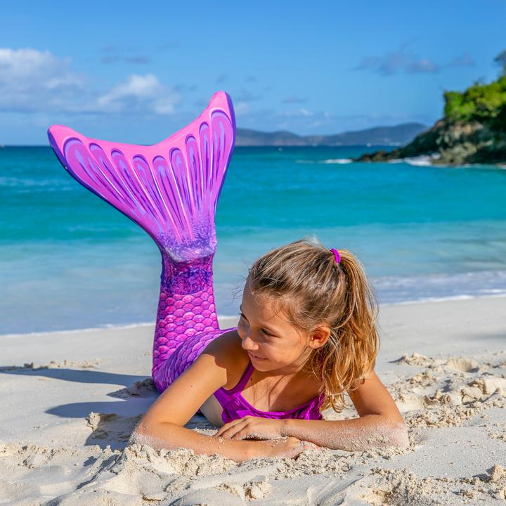 Actual product image Fin Fun Mermaid fin purple (S)