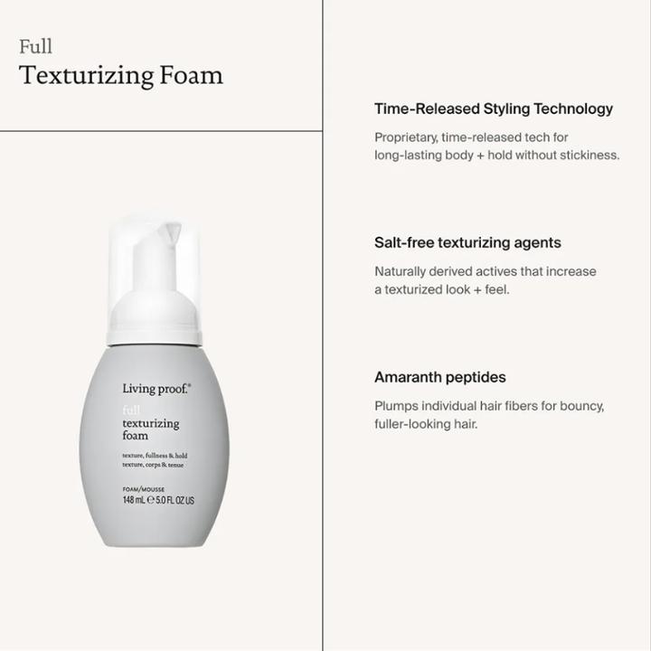 Immagine prodotto Living Proof Schiuma texturizzante completa 5,0 Fl Oz (148 ml, Schiuma a volume)