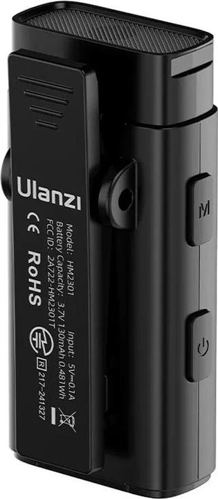 Actual product image Ulanzi HM2301 Dual Transmitter Multi Device Wireless Microphone