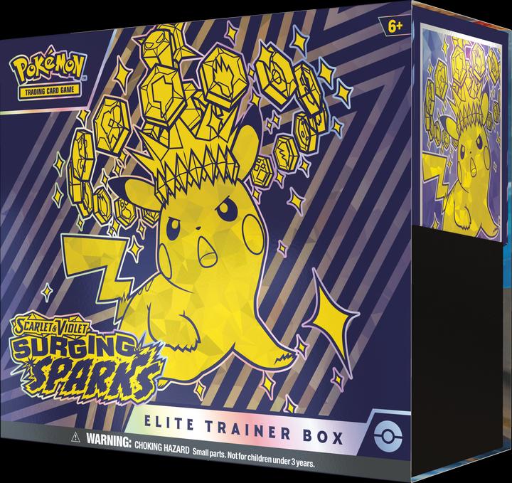 Actual product image Pokémon PKM: Scarlet & Violet - Set 08 - Elite Trainer Box (English, Elite / Top Trainer Box)