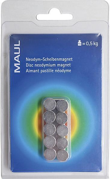 Actual product image Maul Neodymium magnet (10 x)