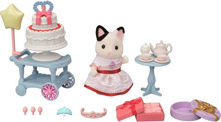 Produktbild Sylvanian Families Party Time Playset - Tuxedo Cat Girl