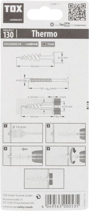 Immagine prodotto Tox Ancoraggio isolante (4 pz.)