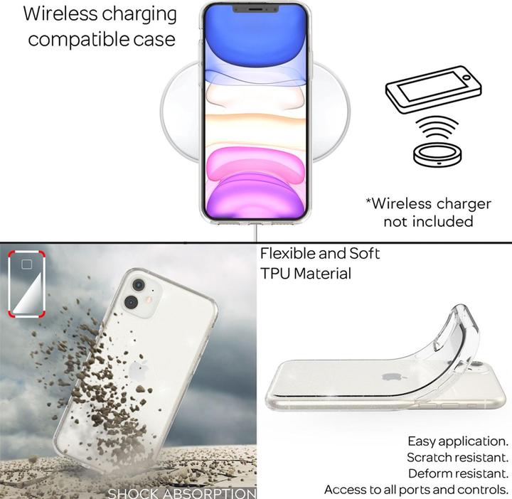 Produktbild Nalia Glitzer Hülle (Apple iPhone 11)