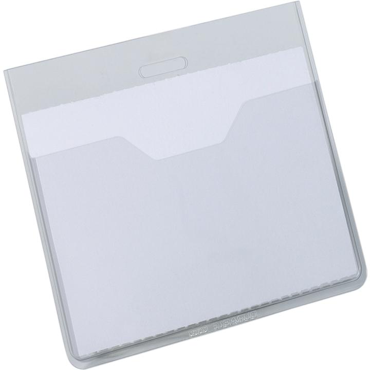 Actual product image Durable Name badges with open pocket