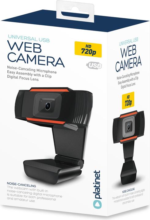 Image du produit Platinet Caméra Web PCWC720 (45490) (0.90 Mpx)