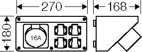 Produktbild Hensel HEN FPCB216 Connection Box 270x180x163mm
