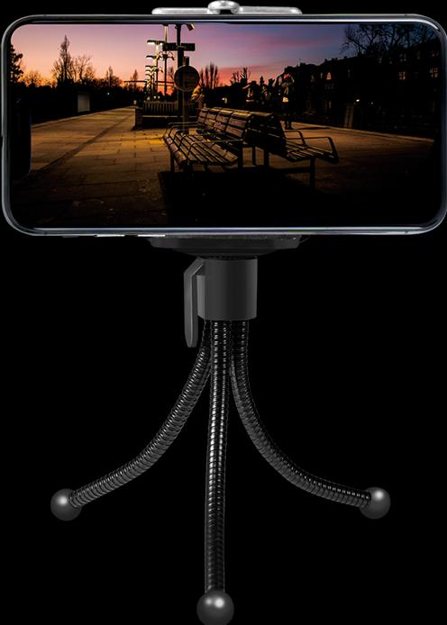 Actual product image LogiLink Portable mini tripod, flexible, max. 1 kg