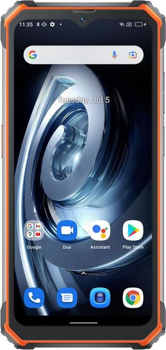 Image du produit Blackview BV7100 13000 mAh 6/128 GB Orange (Orange) Smartphone (128 Go, Orange, Noir, 6.58", Double SIM, 12 Mpx, 4G)