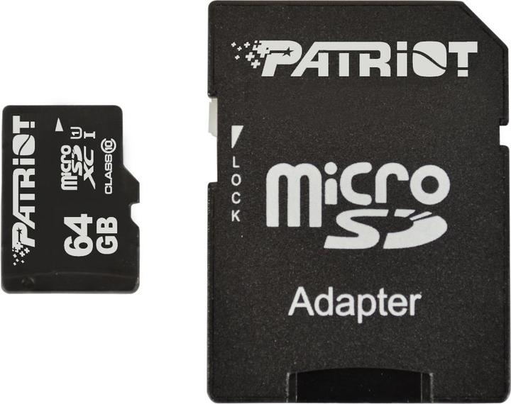 Actual product image Patriot microSDXC memory card class 10 (64 GB, microSDXC)