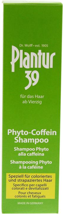 Plantur 39 Coffein-Shampoo speziell für coloriertes und strapaziertes Haar (250 ml, Flüssiges Shampoo)