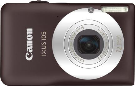Canon Digital IXUS 105, 12MPixel, 4x WW-Zoom, Braun (1/2,3'')