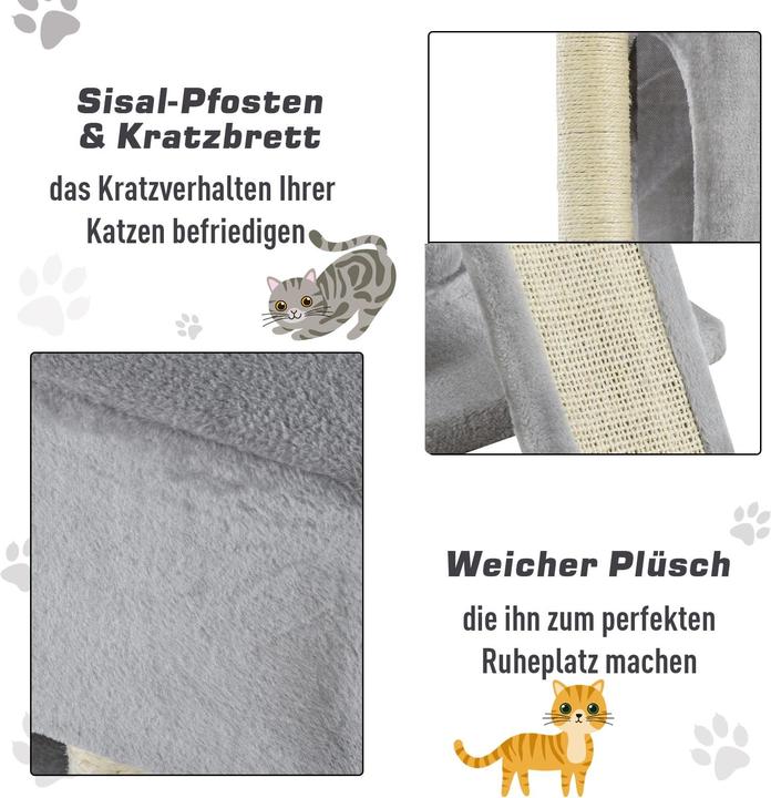 Produktbild Jamb Katzenbaum (83 cm, Hellgrau)