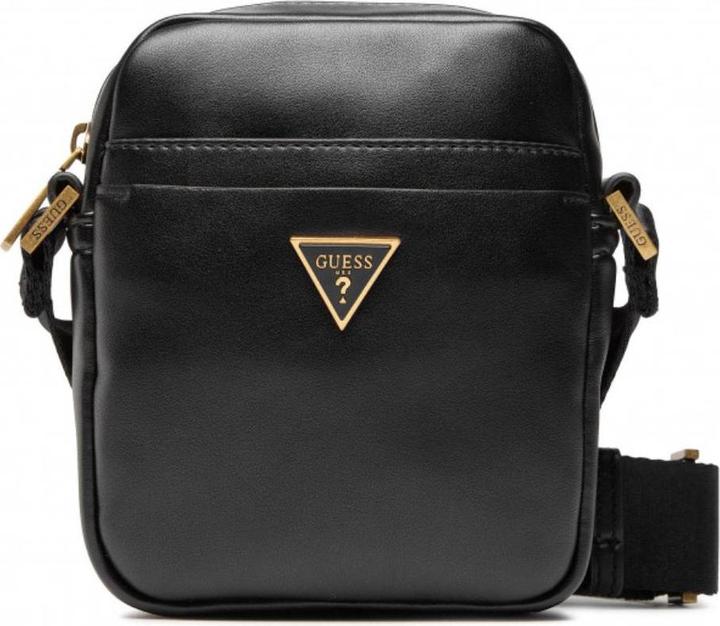 Actual product image Guess Tracolla, Textile Bag, Black, HMESCAP2215BLA, For Men, 18 x 14 x 5 c