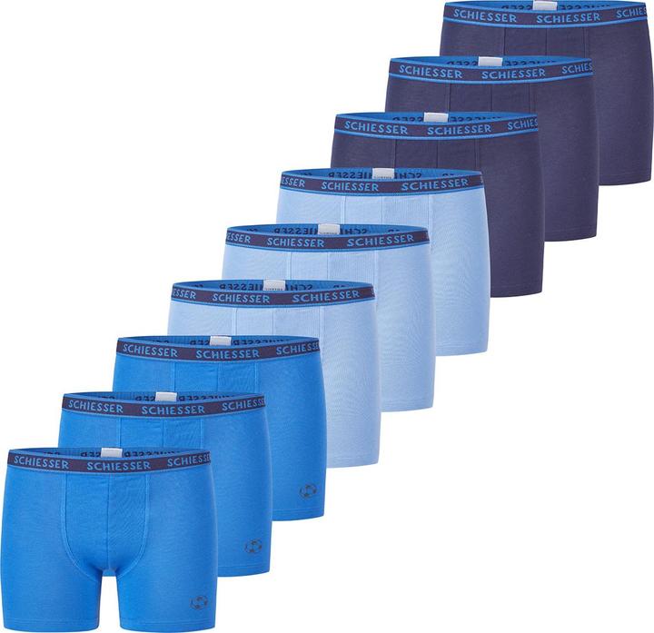 Immagine prodotto Schiesser 9 Pacchetti di pantaloncini / pantaloni in cotone biologico 95/5 per bambini (128, confezione da 9)