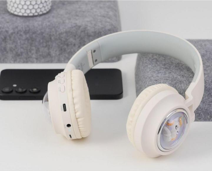 Produktbild Hoco Wireless headphones wireless headphones bluetooth W50 milky white